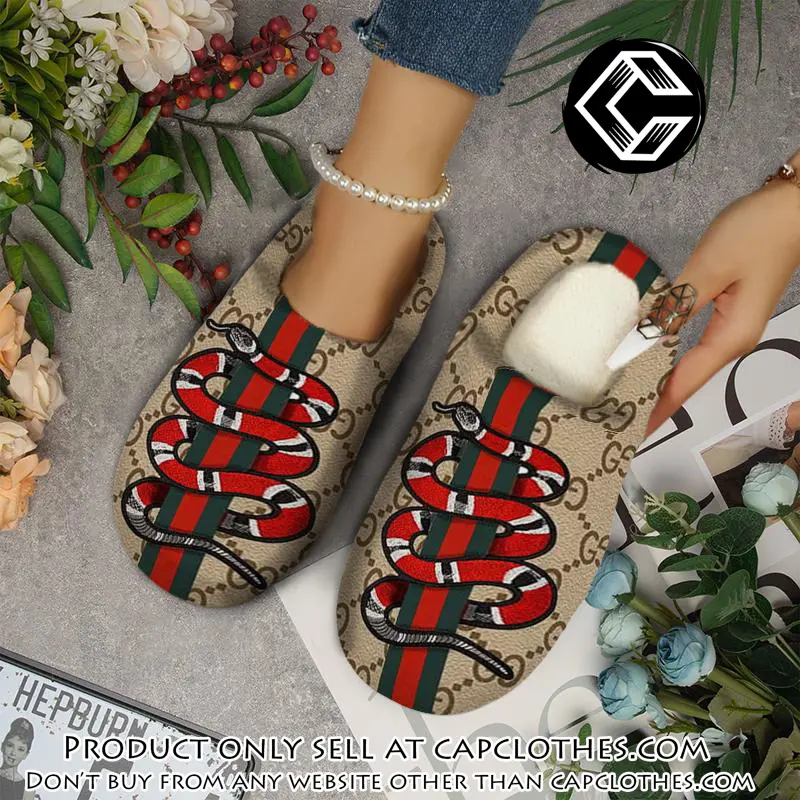 Gucci fleece slippers luxury inhouse slippers ihs1012 cc0125683